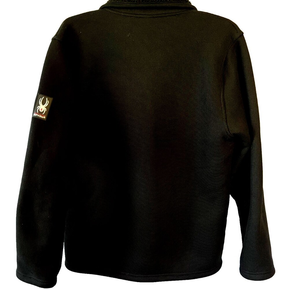 SPYDER Stellar Black Red Sherpa Lined Heavy Men's Jacket LARGE NWOT - Picture 3 of 5